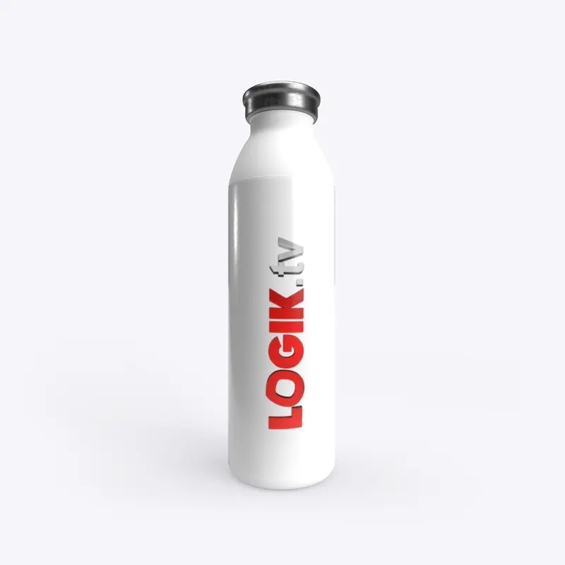 Logik.tv Stainless Steel Water Bottle