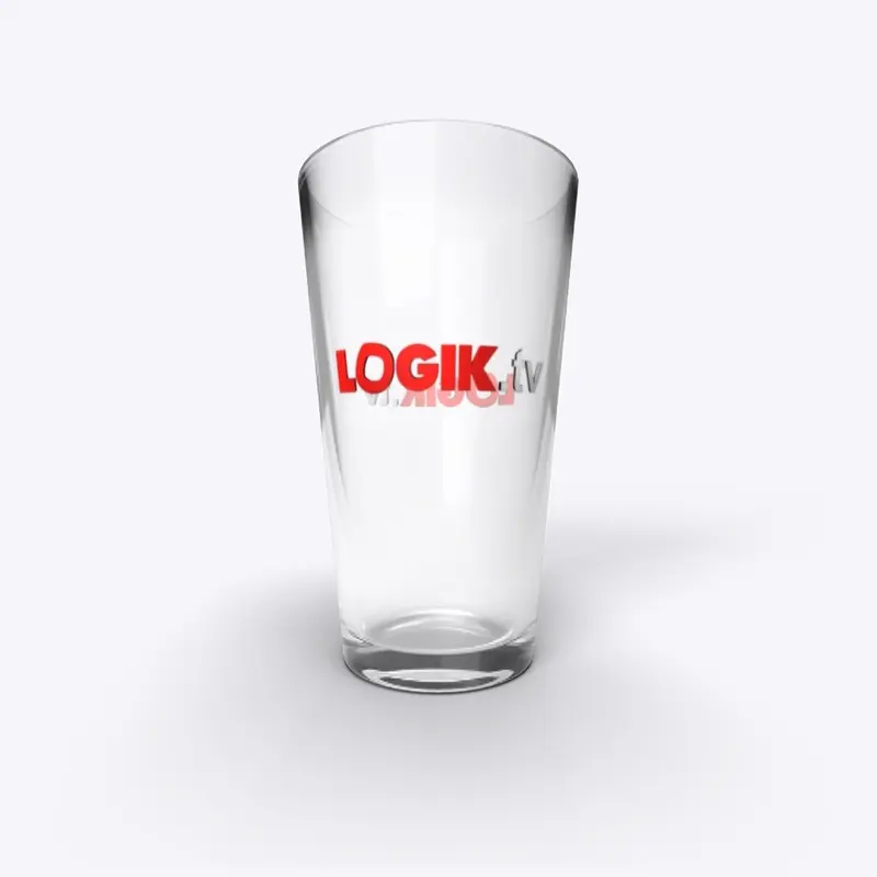 Logik.tv Pint Glass